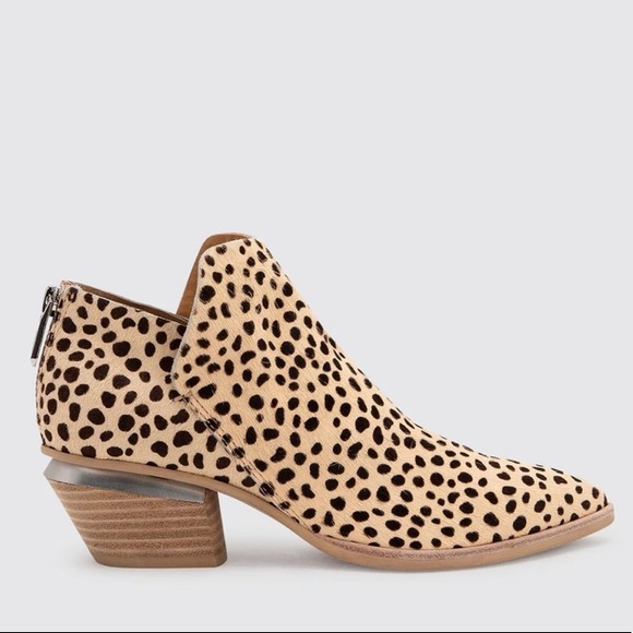 dolce vita leopard booties